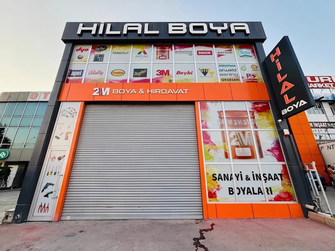 MM Hilal Boya İvedik OSB satış mağazası